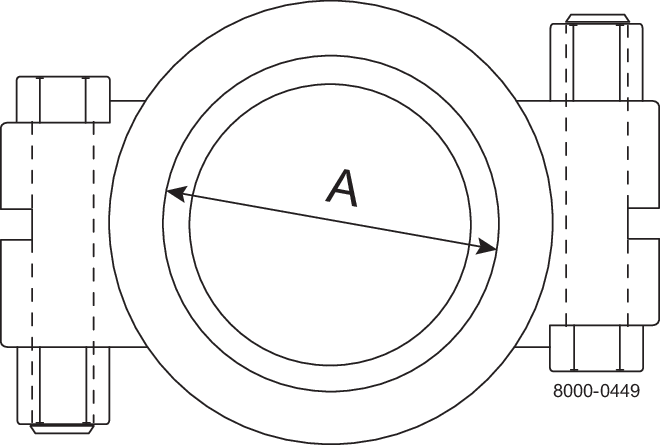 A13MHP-6-S-304 - HIGH PRESSURE CLAMP 6" 304