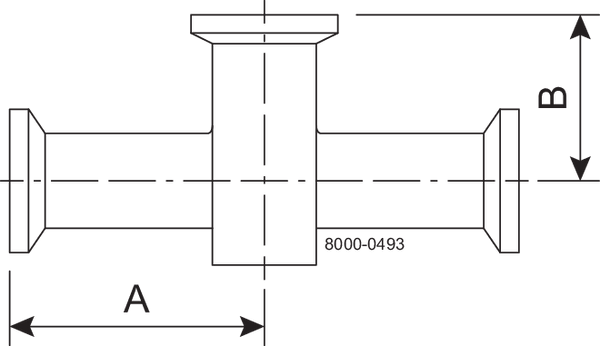 B7IMPS-1/2 X 2-316L-PL – BPE INSTRUMENTEN T-STÜCK TC 20RA, SF1