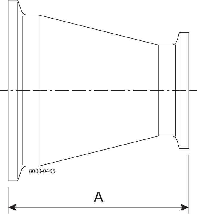 B31-14MP-3 X2 1/2-316L-PL - BPE CONRED-TCXTC 20RA, SF1