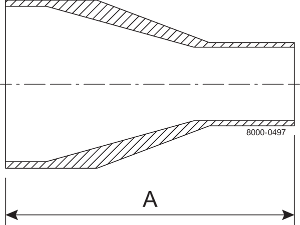 B31S-1 1/2 X 3/4-316L-PM – BPE REDUZIERSTÜCK KONZ. S/S 15RAEP/POL,SF4