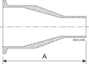 B31MS-1 1/2 X 3/4-316L-PL - BPE ConRed-TCxWeld 20Ra, SF1