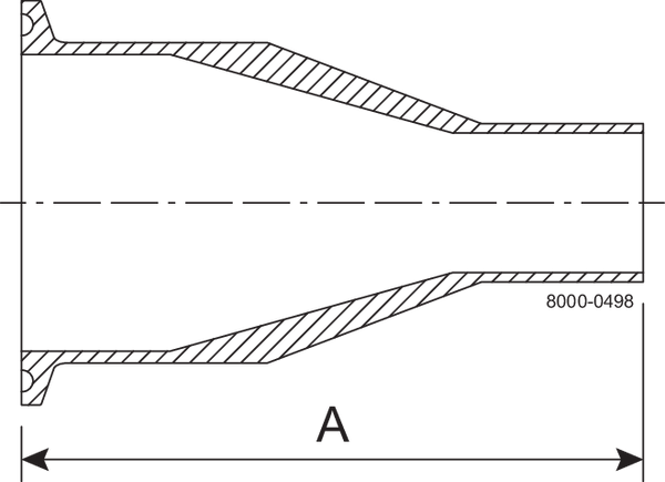 B31MS-2 1/2 X 2-316L-PL - BPE ConRed-TCxWeld 20Ra, SF1