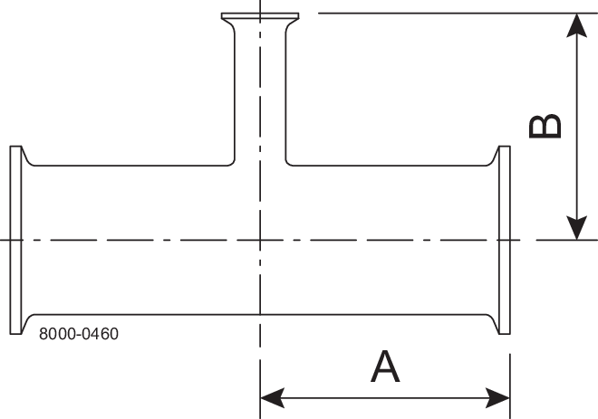 B7RMP-1 X 3/4-316L-PL – BPE T-STÜCK RED. TC 20RA/POL SF1