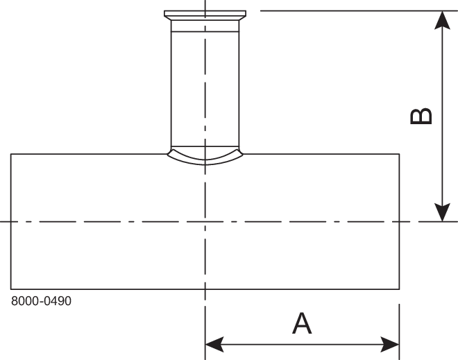 B7RWWM-3 X 2 1/2 -316L-PL – BPE T-STÜCK RED. S/S/TC 20RA SF1