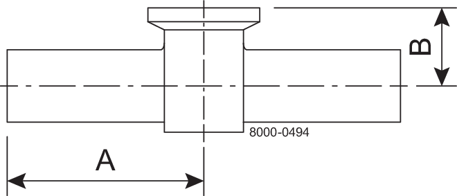 B7IWWMS-1/2 X 2-316L-PM – BPE INSTRUMENTEN T-STÜCK S/TC SF4