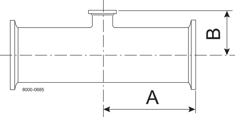 B7RMPS-4 X 1/2-316L-PL – BPE T-STÜCK RED. KURZ TC20RA SF1