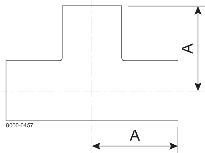 B7WWW-1-316L-PL - BPE TEE W 20RA/POL OD SF1