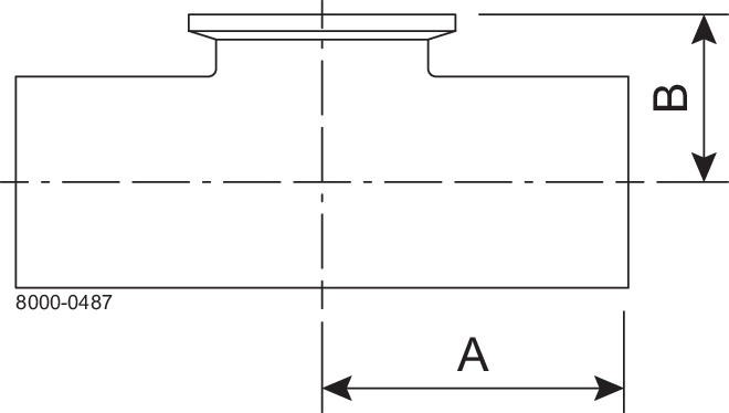 B7WWMS-1 1/2-316L-PM... - BPE T-STÜCK KURZ S/TC 15RA/POL,SF4