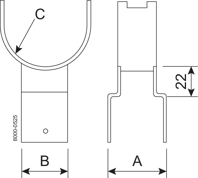 ROHRHALTER 63,5-304