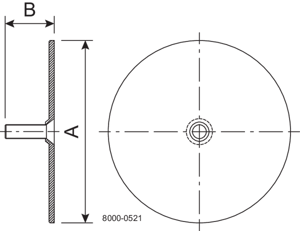 FLOOR PLATE 150-304 - PIPE SUPPORT