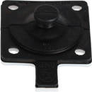 DIAPHRAGM TFM/EPDM DN8-1/4" - POINT-FIXED BUTTON FOR UNIQUE DIAPHRAGM VALVE DV-ST